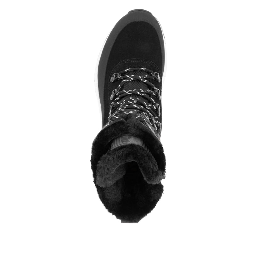 Rieker Artikelnummer W0066-00 Rieker Damen Schnürstiefel carbonschwarz Nur noch ein Tag übrig