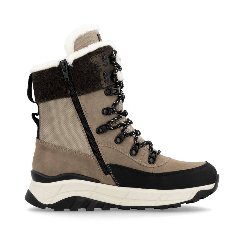 Rieker Artikelnummer W0066-64 Rieker Damen Schnürstiefel braunbeige Riesige Rabatte