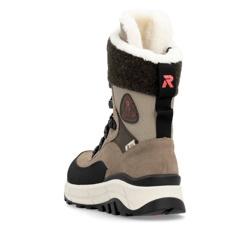 Rieker Artikelnummer W0066-64 Rieker Damen Schnürstiefel braunbeige Riesige Rabatte