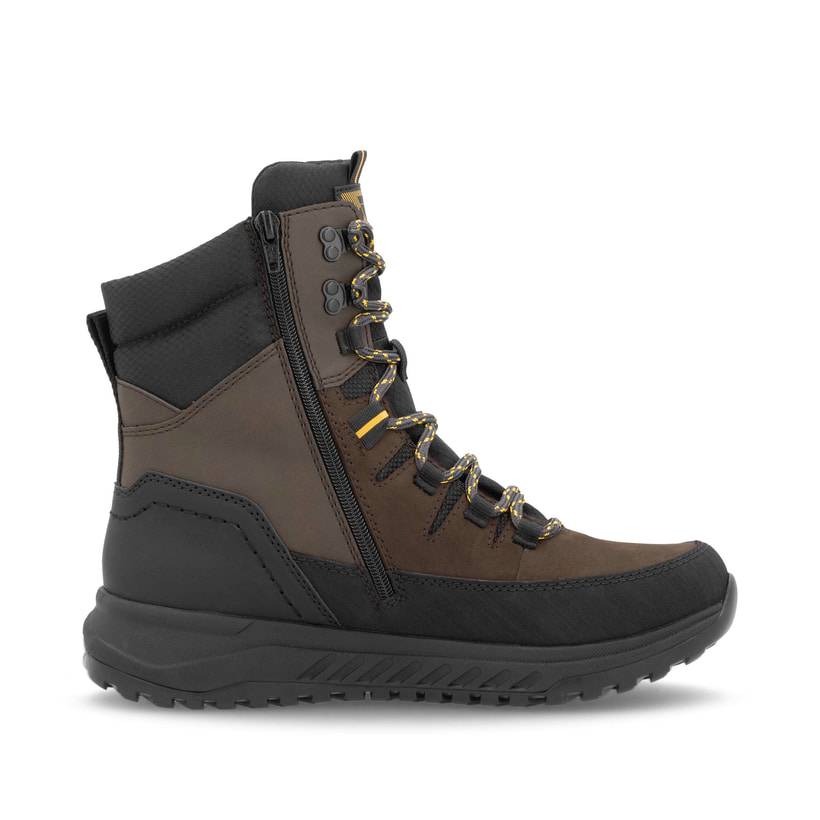 Rieker Artikelnummer U0171-25 Rieker Herren Schnürstiefel holzbraun-schwarz 50% Rabatt mit kostenlosem Versand