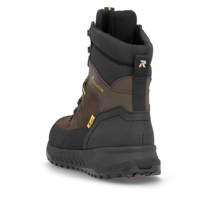 Rieker Artikelnummer U0171-25 Rieker Herren Schnürstiefel holzbraun-schwarz 50% Rabatt mit kostenlosem Versand