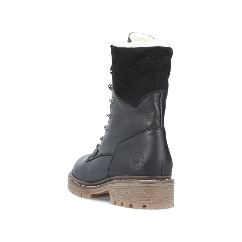 Rieker Artikelnummer Y9232-00 Rieker Damen Schnürstiefel tiefschwarz Begrenzt auf 3 Tage