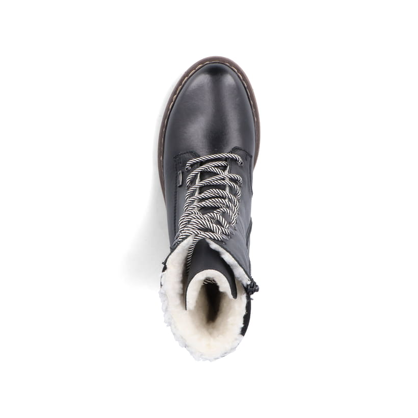 Rieker Artikelnummer Y9232-00 Rieker Damen Schnürstiefel tiefschwarz Begrenzt auf 3 Tage