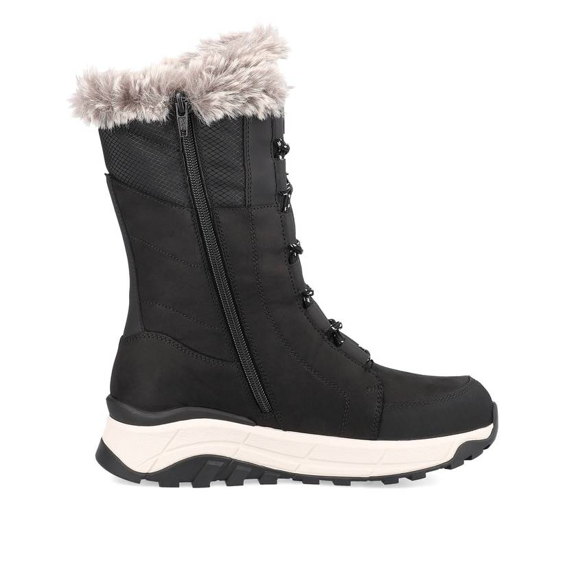 Rieker Artikelnummer W0070-00 Rieker Damen Schnürstiefel asphaltschwarz Speichern exportieren