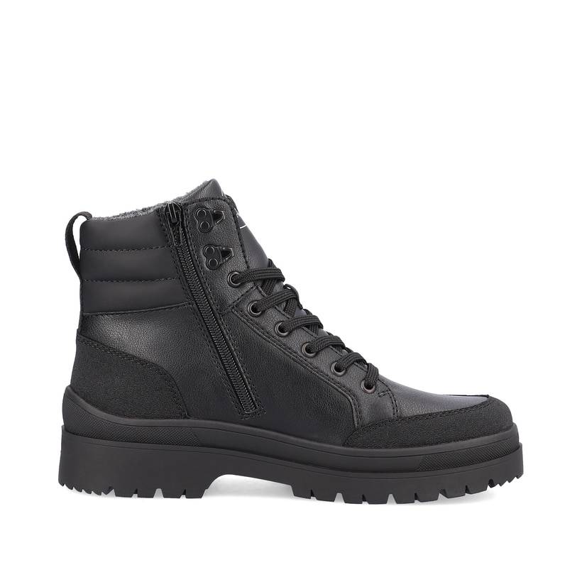 Rieker Artikelnummer U0271-00 Rieker Herren Schnürstiefel deep black Black Friday Preise