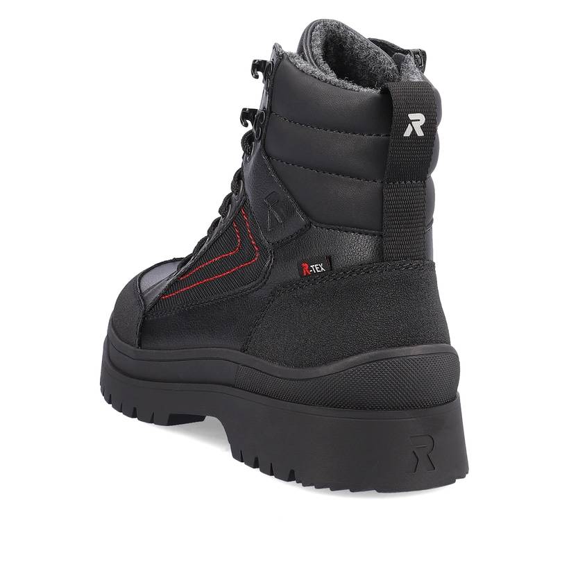Rieker Artikelnummer U0271-00 Rieker Herren Schnürstiefel deep black Black Friday Preise