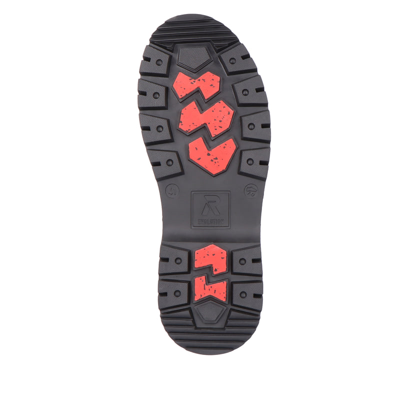 Rieker Artikelnummer U0271-00 Rieker Herren Schnürstiefel deep black Black Friday Preise