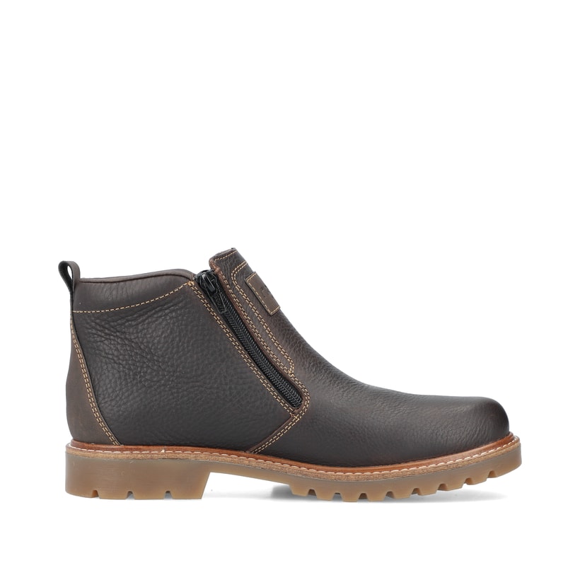 Rieker Artikelnummer 39871-25 Rieker Herren Kurzstiefel schwarzbraun Im Verkauf
