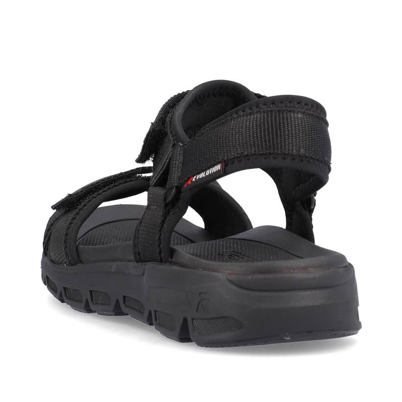 Rieker Artikelnummer V8401-00 Rieker Damen Trekkingsandalen deep black 50% Rabatt für begrenzte Zeit