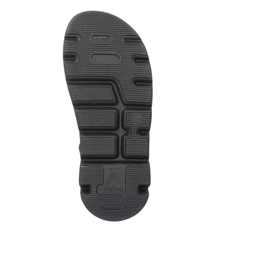 Rieker Artikelnummer V8401-00 Rieker Damen Trekkingsandalen deep black 50% Rabatt für begrenzte Zeit