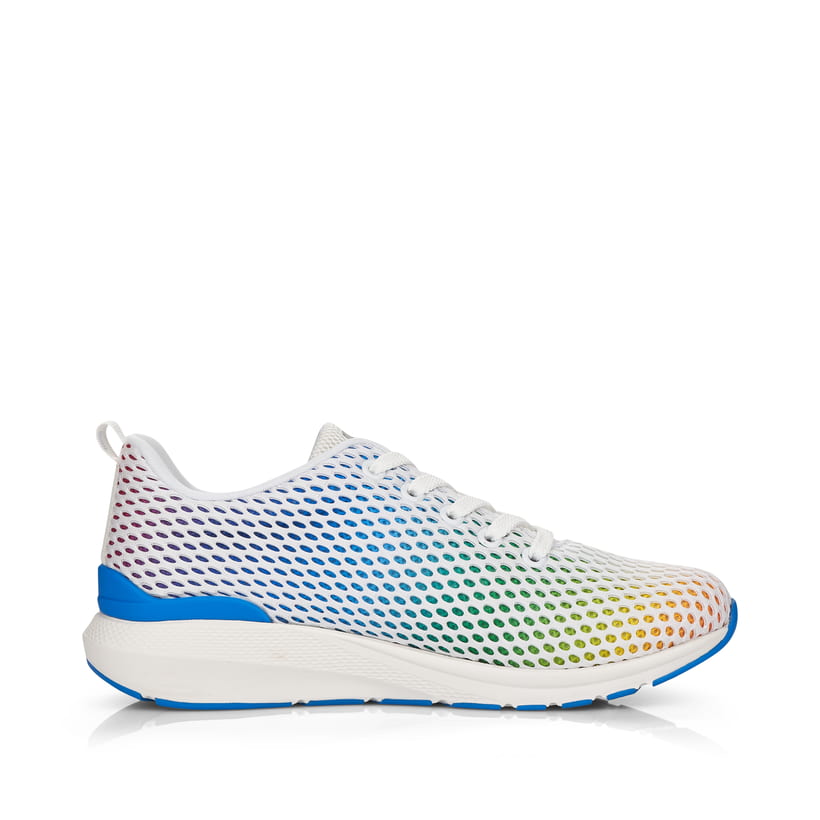 Rieker Artikelnummer 40101-90 Rieker Damen Sneaker Low crystal-white rainbow Online