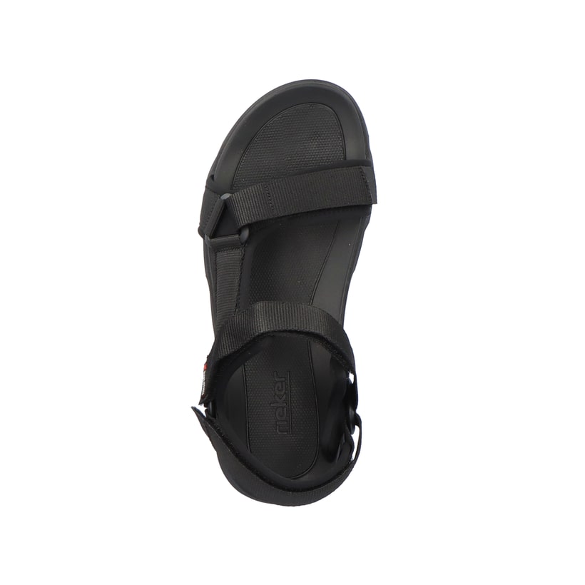 Rieker Artikelnummer 20802-01 Rieker Herren Trekkingsandalen deep black Outlet