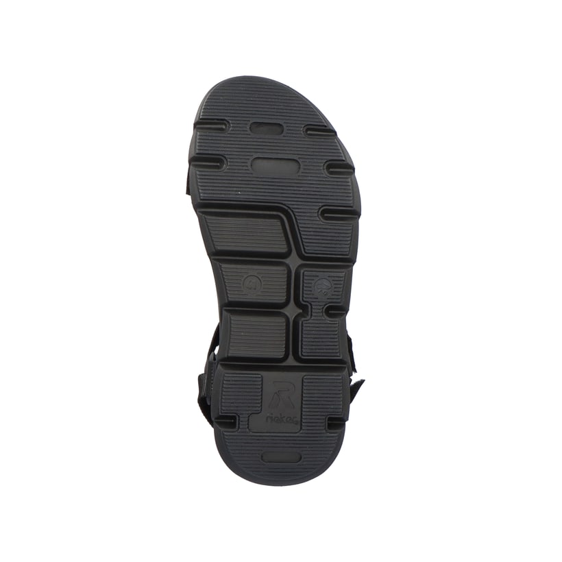 Rieker Artikelnummer 20802-01 Rieker Herren Trekkingsandalen deep black Outlet