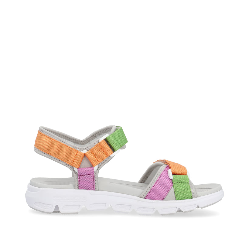 Rieker Artikelnummer V8401-91 Rieker Damen Trekkingsandalen mehrfarbig Auslauf