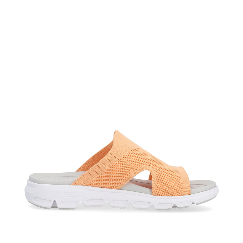 Rieker Artikelnummer V8451-38 Rieker Damen Pantoletten neon orange Verkauf