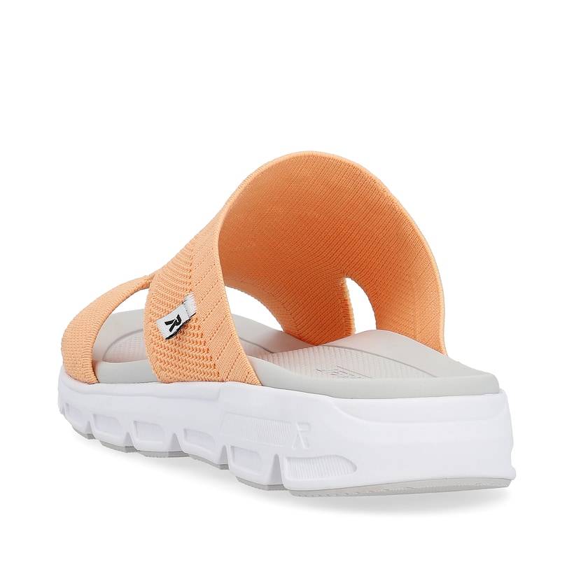 Rieker Artikelnummer V8451-38 Rieker Damen Pantoletten neon orange Verkauf