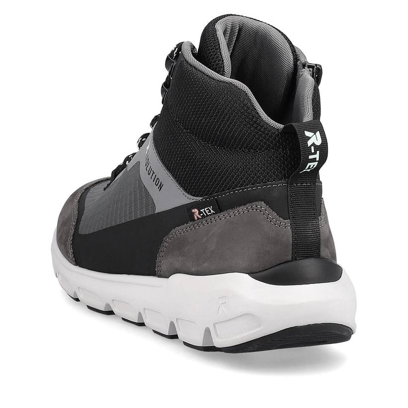 Rieker Artikelnummer 40460-45 Rieker Damen Sneaker High stone-grey ocean-blue im Angebot