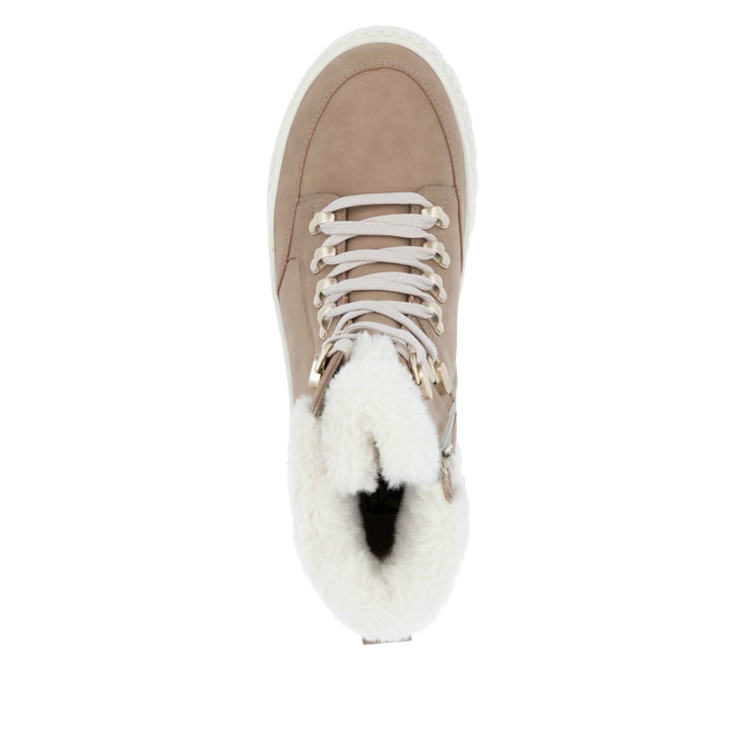 Rieker Artikelnummer W2174-20 Rieker Damen Schnürstiefel braunbeige Günstiger Verkauf