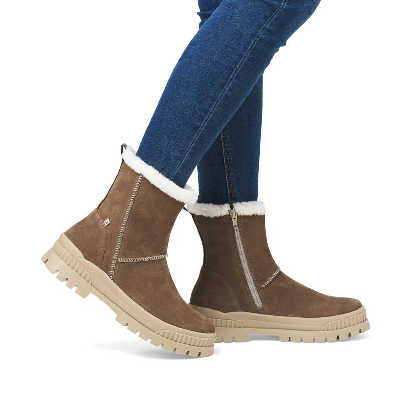Rieker Artikelnummer W2172-20 Rieker Damen Stiefeletten zimtbraun Limitierter Zeitrabatt