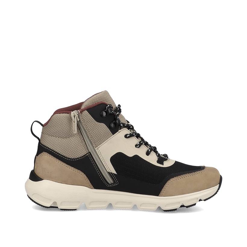 Rieker Artikelnummer 40460-62 Rieker Damen Sneaker High hazel-wood black Rabatt