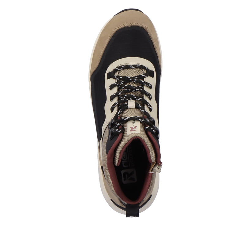 Rieker Artikelnummer 40460-62 Rieker Damen Sneaker High hazel-wood black Rabatt