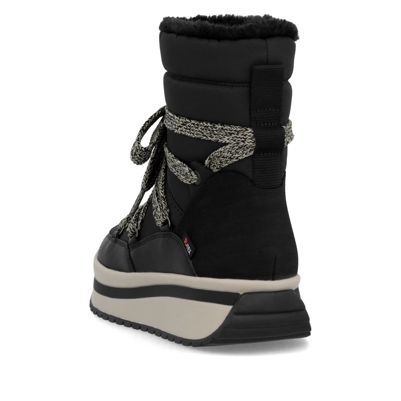 Rieker Artikelnummer W0971-00 Rieker Damen Schnürstiefel asphaltschwarz Flash Sale