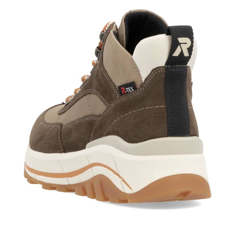 Rieker Artikelnummer W0067-20 Rieker Damen Schnürstiefel hozbraun-beige Online Shopping