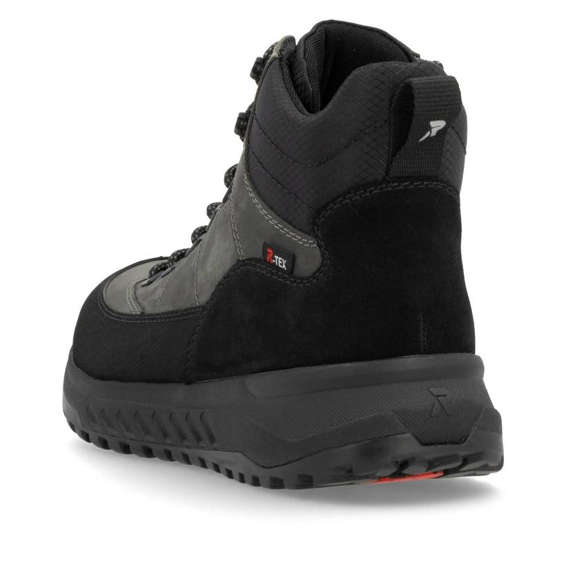 Rieker Artikelnummer U0174-42 Rieker Herren Schnürstiefel graphitgrau-schwarz Exklusivangebot