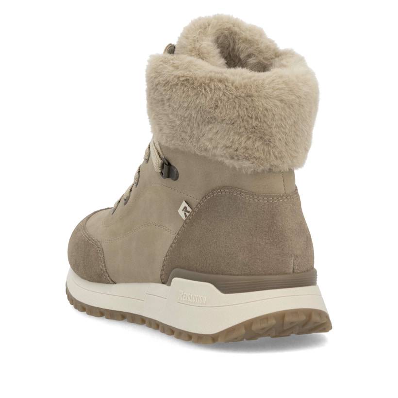 Rieker Artikelnummer W0670-20 Rieker Damen Schnürstiefel braunbeige Saisonschlussverkauf