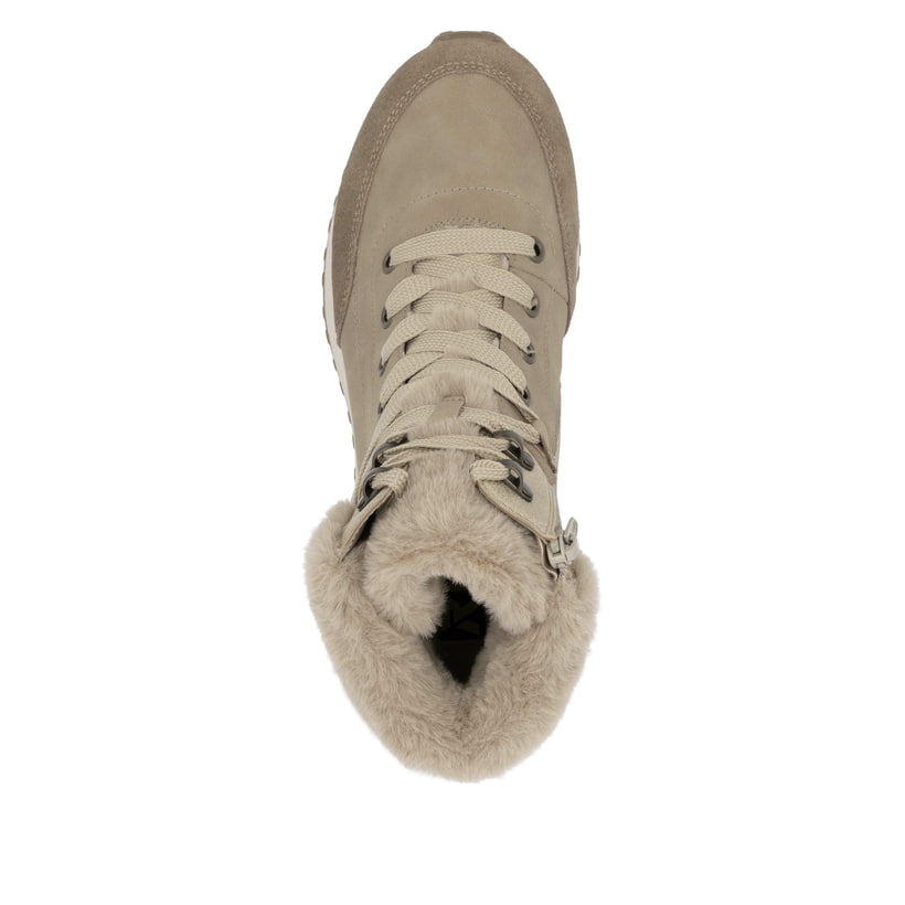 Rieker Artikelnummer W0670-20 Rieker Damen Schnürstiefel braunbeige Saisonschlussverkauf