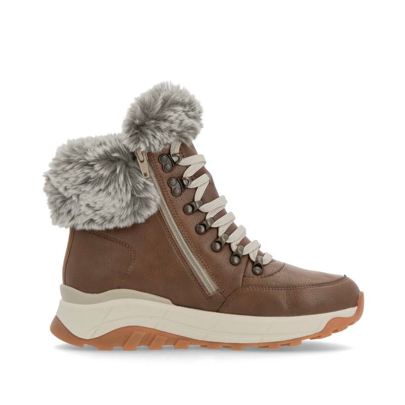Rieker Artikelnummer W0063-22 Rieker Damen Schnürstiefel zimtbraun Cyber Monday