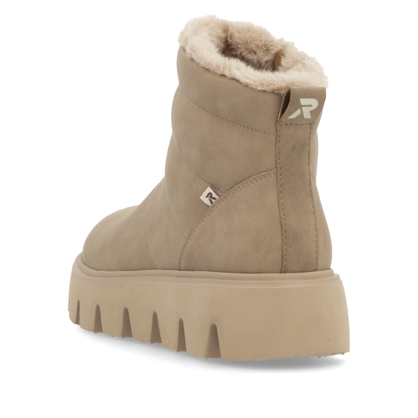 Rieker Artikelnummer W2070-20 Rieker Damen Kurzstiefel lehmbeige Muttertagsangebot