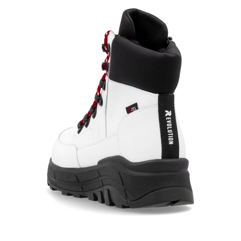 Rieker Artikelnummer W0063-81 Rieker Damen Schnürstiefel macciatoweiß Valentinstagsangebot