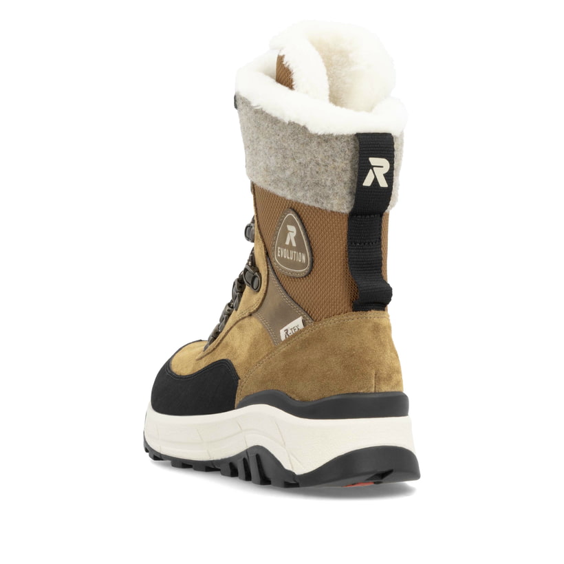Rieker Artikelnummer W0066-22 Rieker Damen Schnürstiefel kamelbraun Jubiläumsangebot