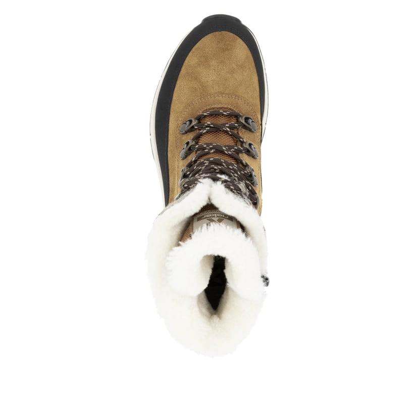 Rieker Artikelnummer W0066-22 Rieker Damen Schnürstiefel kamelbraun Jubiläumsangebot