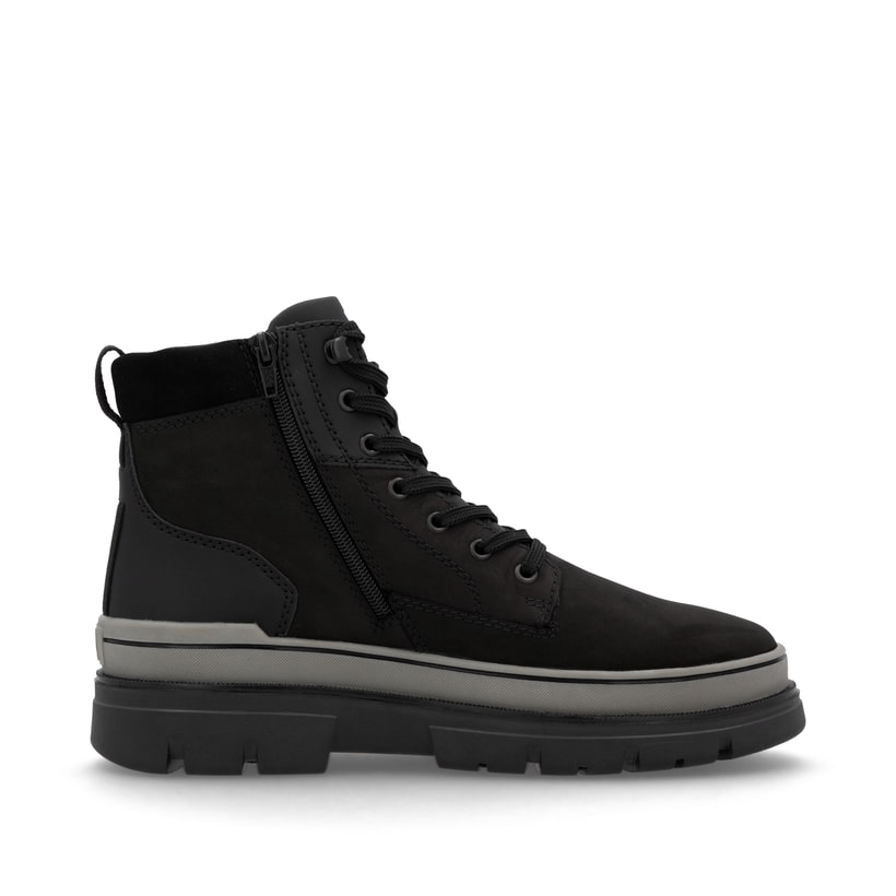 Rieker Artikelnummer U1273-00 Rieker Herren Schnürstiefel carbonschwarz Online Outlet