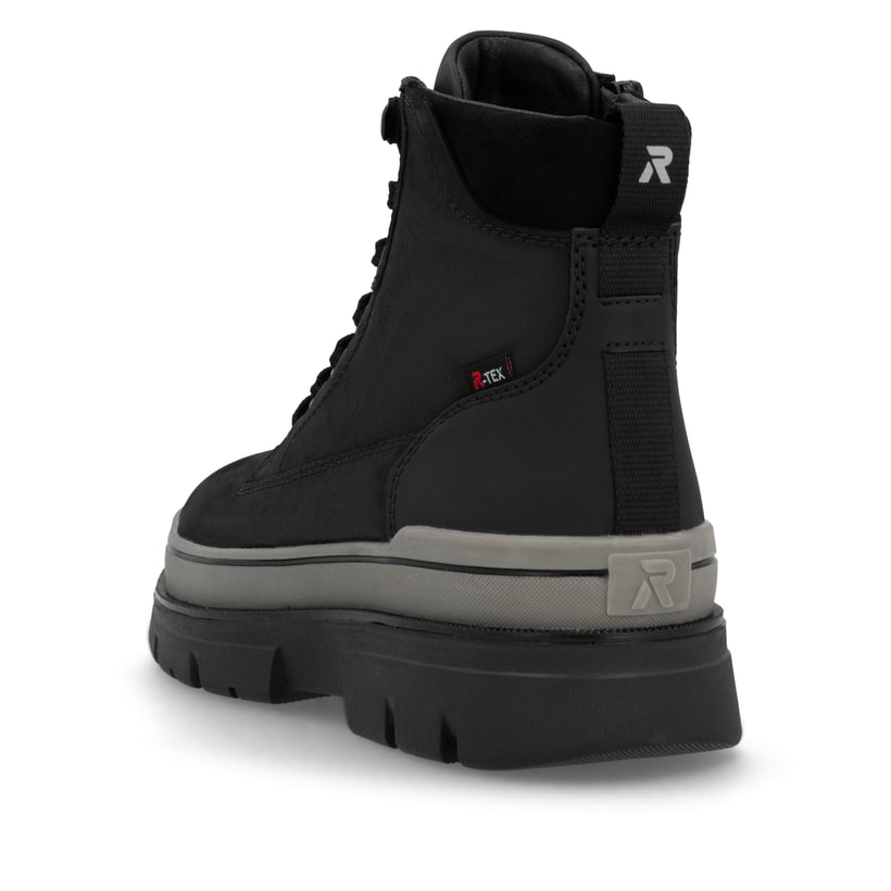 Rieker Artikelnummer U1273-00 Rieker Herren Schnürstiefel carbonschwarz Online Outlet