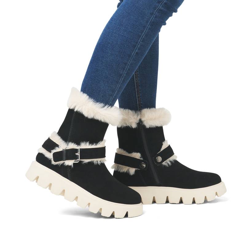 Rieker Artikelnummer W2073-00 Rieker Damen Kurzstiefel urbanschwarz Exklusive Angebote