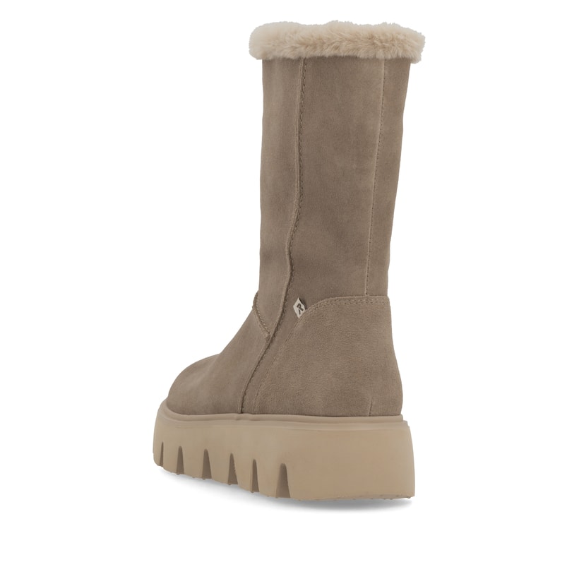 Rieker Artikelnummer W2072-64 Rieker Damen Hochschaftstiefel graubeige Neuheiten