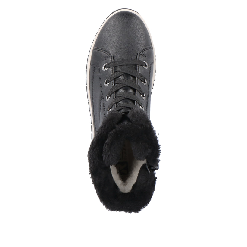 Rieker Artikelnummer W0963-01 Rieker Damen Schnürstiefel urbanschwarz Räumungsverkauf
