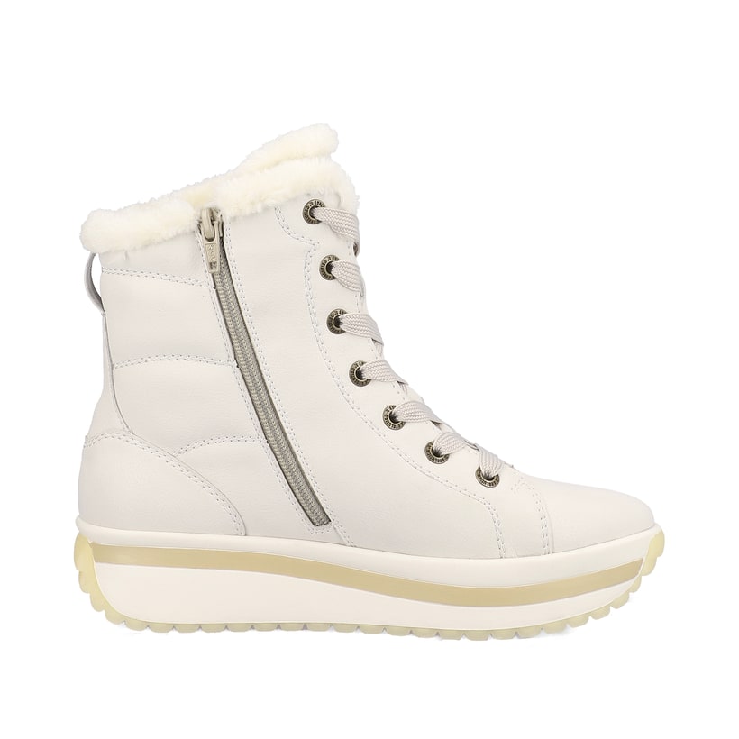 Rieker Artikelnummer W0963-80 Rieker Damen Schnürstiefel frostweiß Super Sparpreis