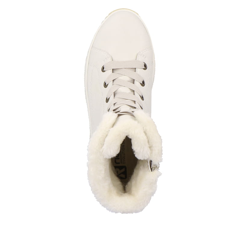 Rieker Artikelnummer W0963-80 Rieker Damen Schnürstiefel frostweiß Super Sparpreis