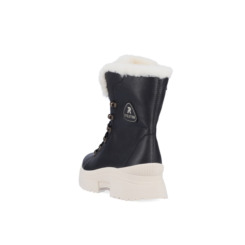 Rieker Artikelnummer W0372-00 Rieker Damen Schnürstiefel deep black Wochenangebot