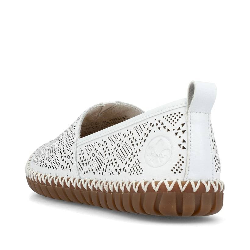 Rieker Artikelnummer M2851-80 Rieker Damen Ballerinas reinweiss Begrenzte Freigabe