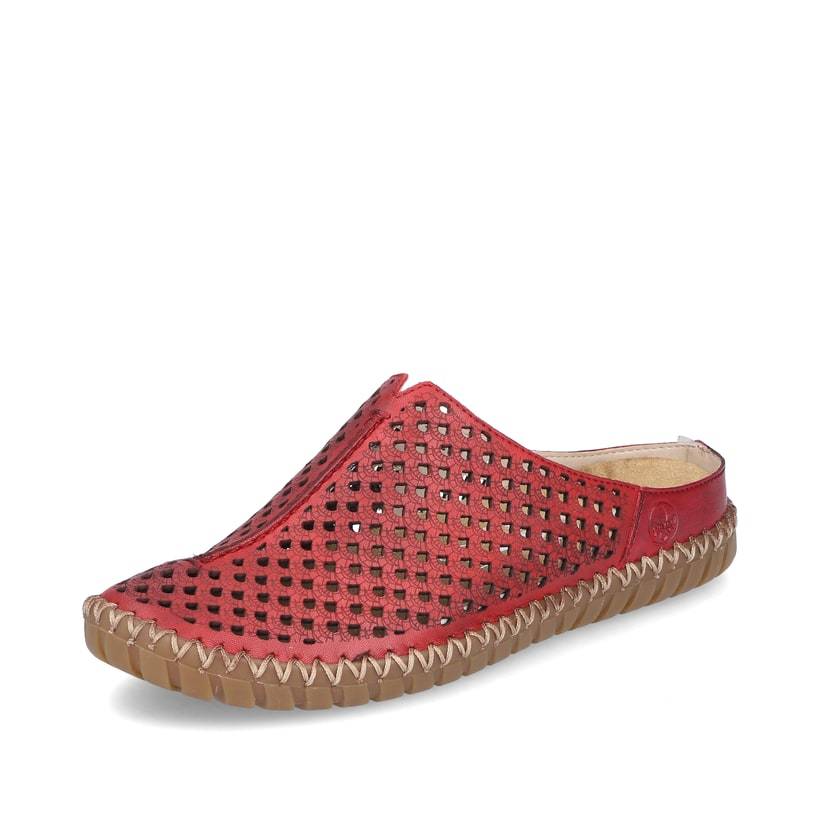 Rieker Artikelnummer M2885-35 Rieker Damen Clogs dunkelrot JETZT KAUFEN
