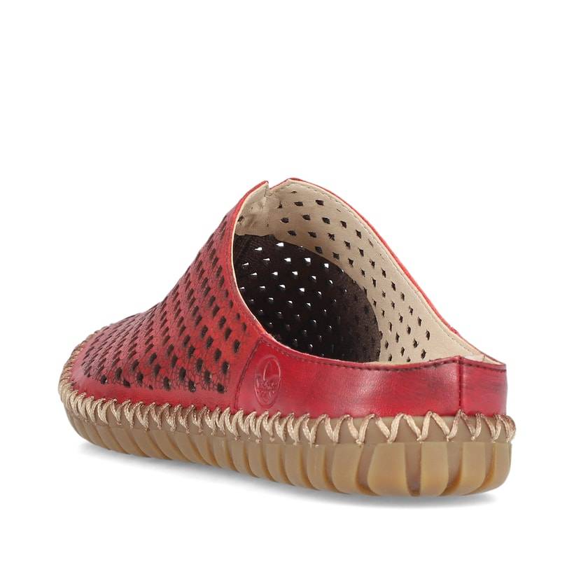 Rieker Artikelnummer M2885-35 Rieker Damen Clogs dunkelrot JETZT KAUFEN