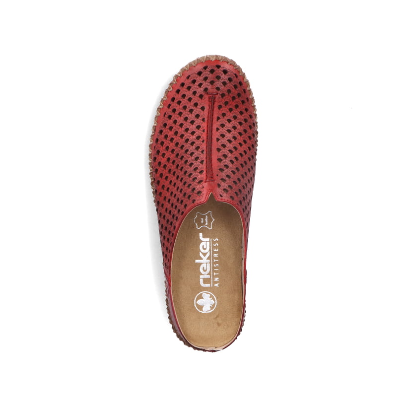 Rieker Artikelnummer M2885-35 Rieker Damen Clogs dunkelrot JETZT KAUFEN