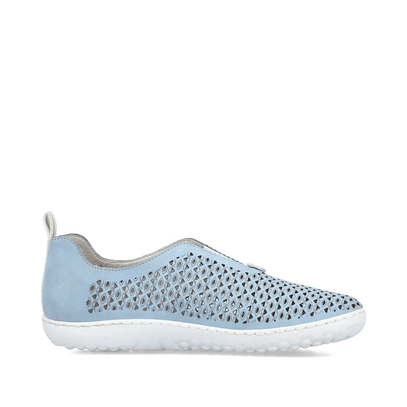Rieker Artikelnummer 52866-10 Rieker Damen Slipper hellblau Bis zu 65% Rabatt