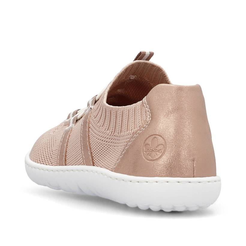 Rieker Artikelnummer 52854-31 Rieker Damen Slipper altrosa Sonderangebot der Fabrik