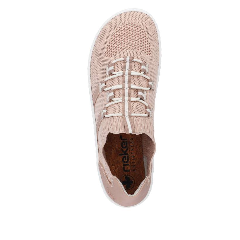 Rieker Artikelnummer 52854-31 Rieker Damen Slipper altrosa Sonderangebot der Fabrik